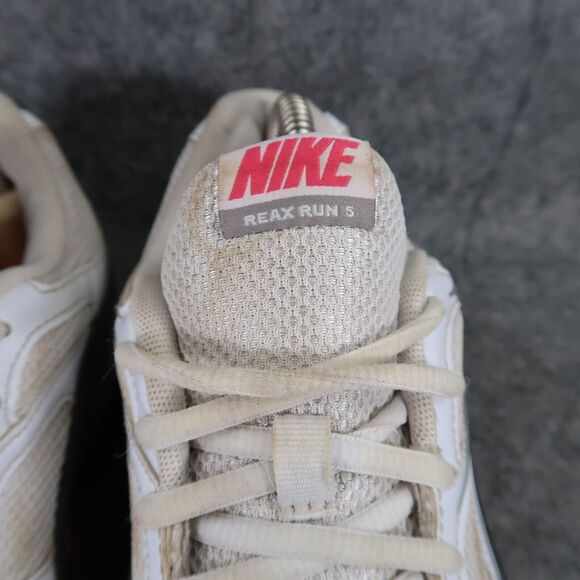 Nike Shoes Womens 8 Athletic Trainers Reax Run 5 Sport Active Comfort White Grey - Picture 4 of 14